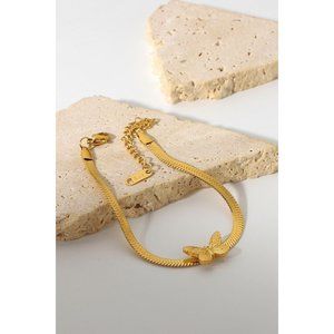 Butterfly Snake Chain Bracelet